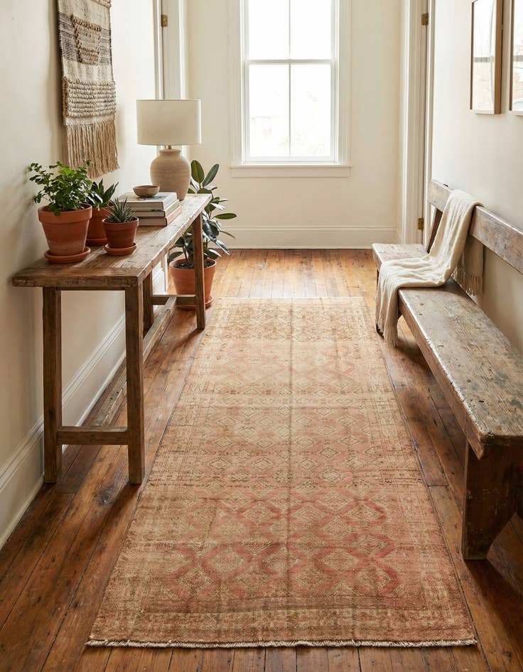 Detail image of 3' x 5' 8 Hand Knotted Ultra Vintage Persian Wool Runner Rug