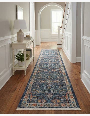 Navy Blue Lola Runner Rug