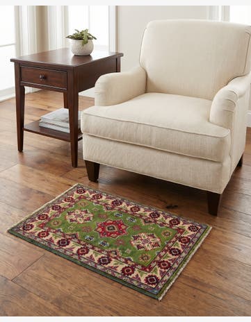 2' x 3' Hand Knotted Kazak Rug