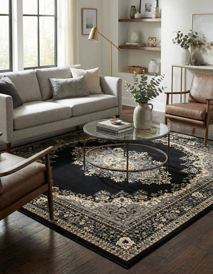 Detail image of 7' 10 x 7' 10 Amaya Square Rug