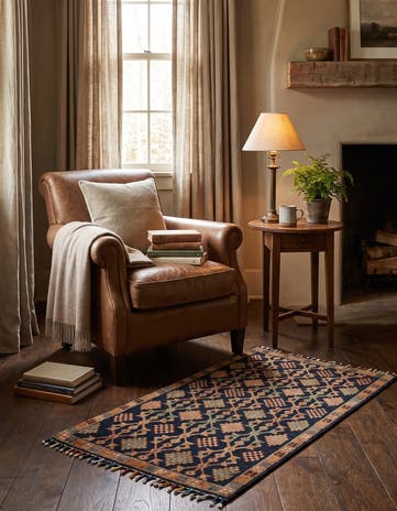 1' 8 x 3' 3 Hand Knotted Ariana Ziegler Rug