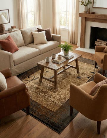 5' 3 x 8' Cafe Rug