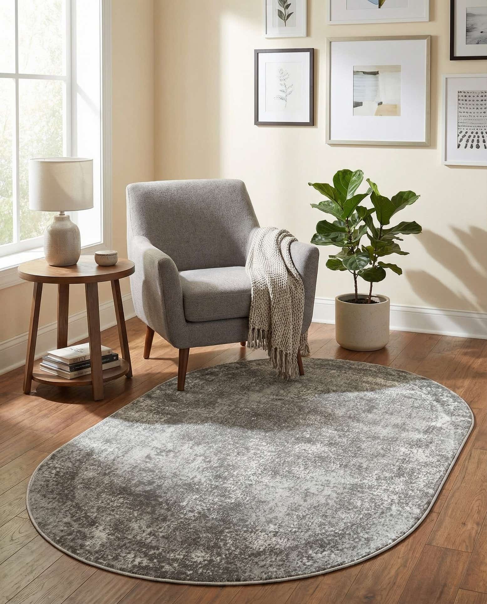 4' 1 x 6' 1 Oregon Oval Rug