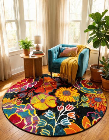 7' x 7' Tuscany Round Rug