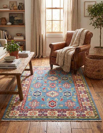 3' 1 x 5' Hand Knotted Kazak Rug