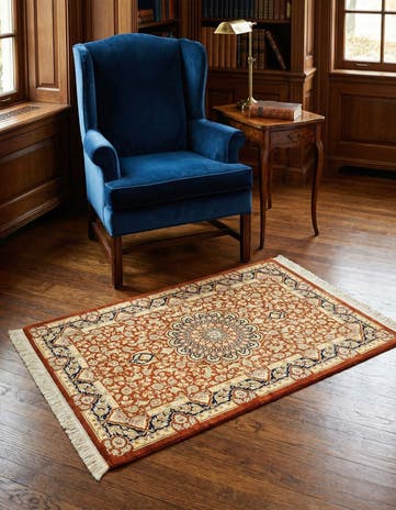 3' 3 x 5' Ghom Silk Rug