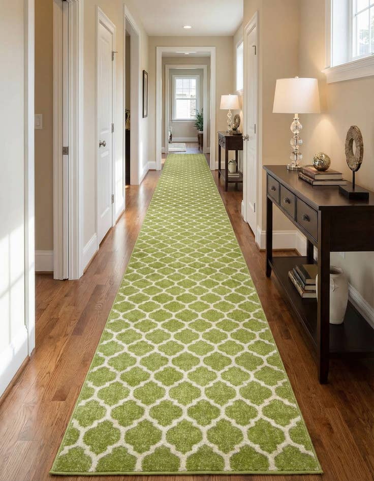 Detail image of 2' 7 x 19' 8 Trellis Runner Rug