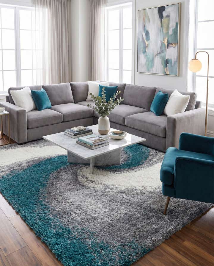 9' x 12' Soft Touch Shag Rug