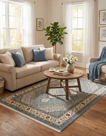 4' x 6' Nain Design Rug