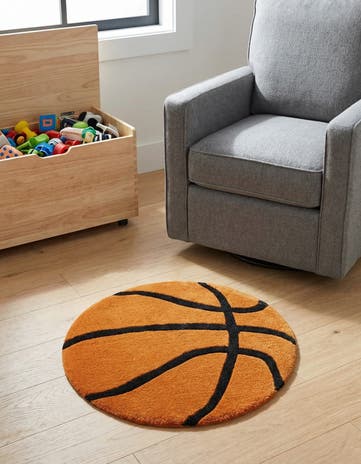 2' x 2' Playtime Kids Wool Freeform Rug