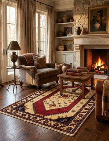 3' 5 x 5' 5 Kashkuli Rug