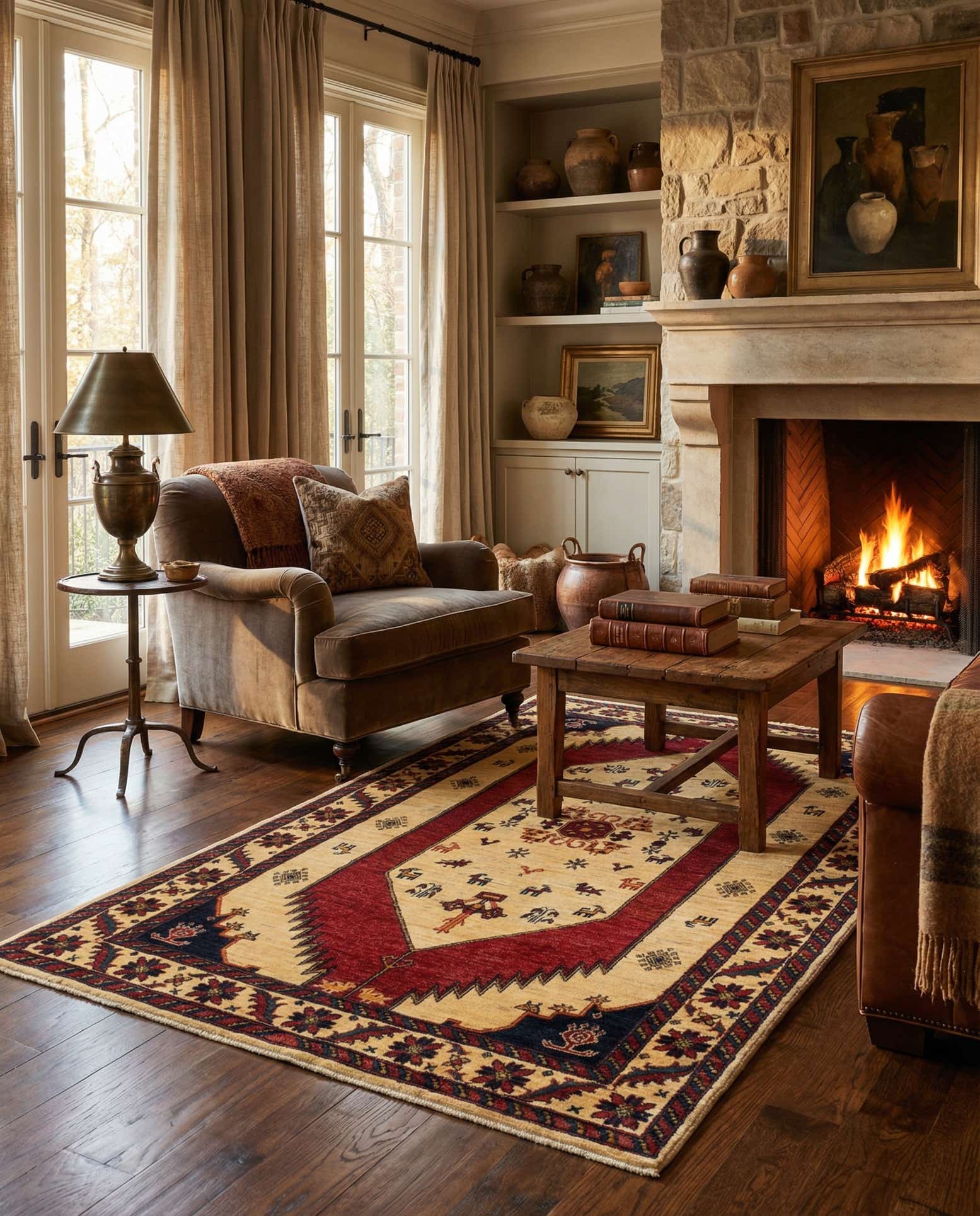3' 5 x 5' 5 Kashkuli Rug