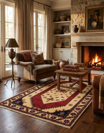 3' 5 x 5' 5 Kashkuli Rug
