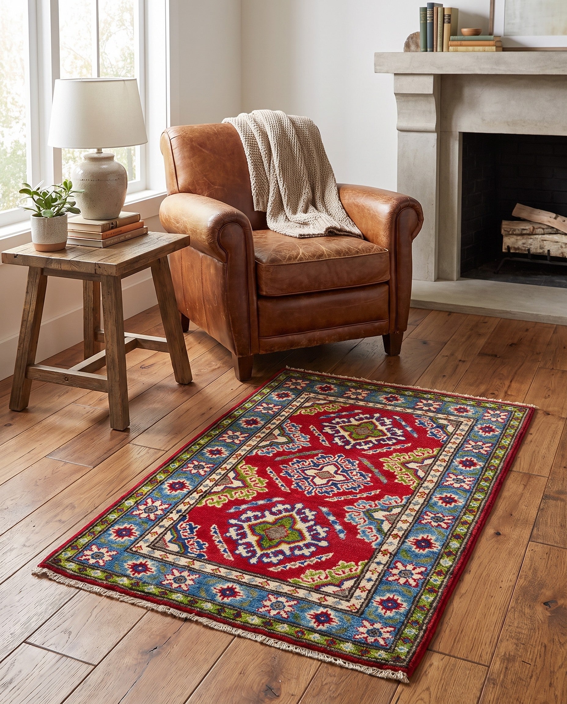 2' 1 x 3' 1 Hand Knotted Kazak Rug