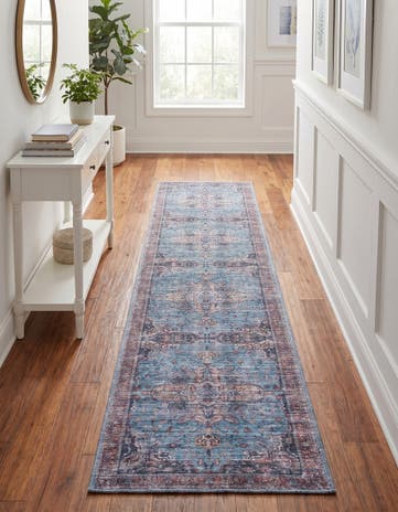 2' 7 x 13' Washable Maahru Runner Rug