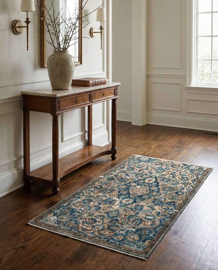 2' 10 x 5' Hand Knotted Ultra Vintage Persian Wool Rug