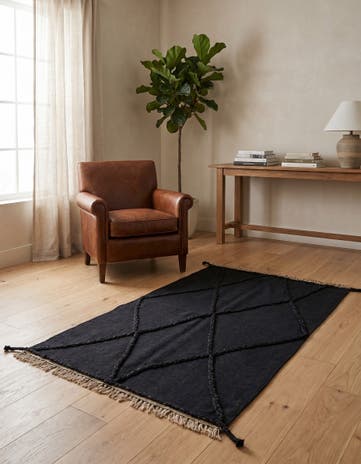 3' 5 x 5' 3 Hand Woven Kilim Suzani Wool Rug