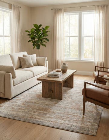 Beige Caspian Rug