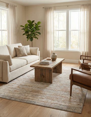 Beige Caspian Rug