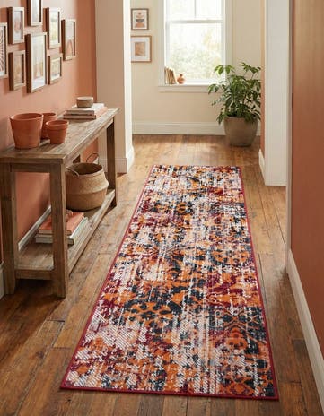Rust Red Lucerne Runner Rug