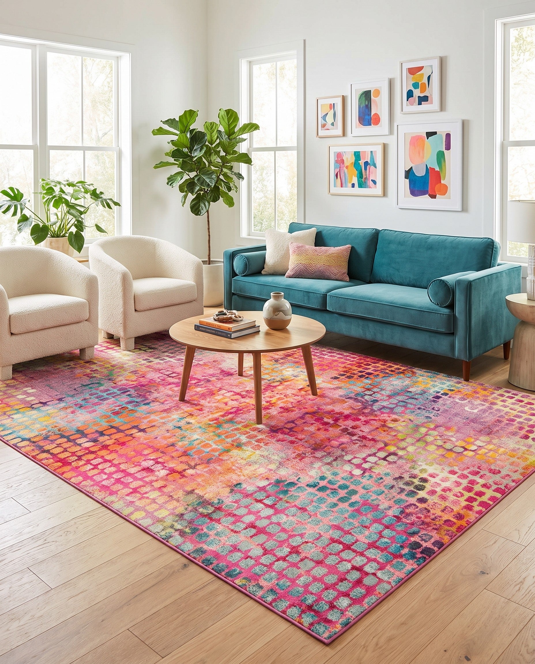 8' x 10' Washable Spectrum Rug