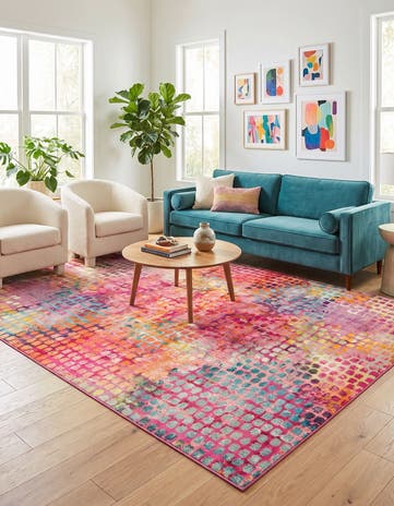 8' x 10' Washable Spectrum Rug
