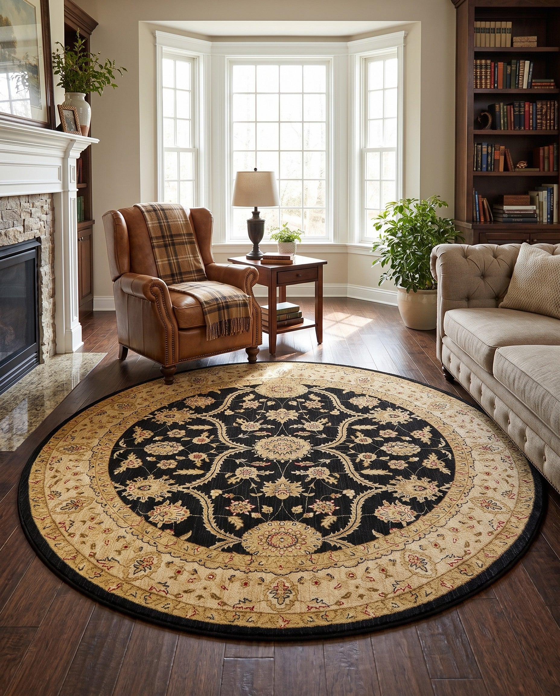 245cm x 245cm Kensington Round Rug