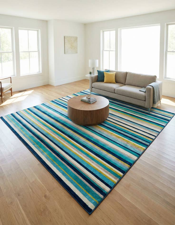 Detail image of  10' x 10' Azalea Square Rug