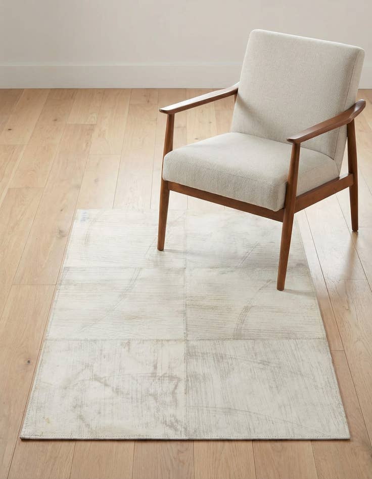 Detail image of 2' 1 x 3' Cowhide Leather Rug