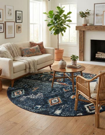 7' x 7' Morocco Round Rug