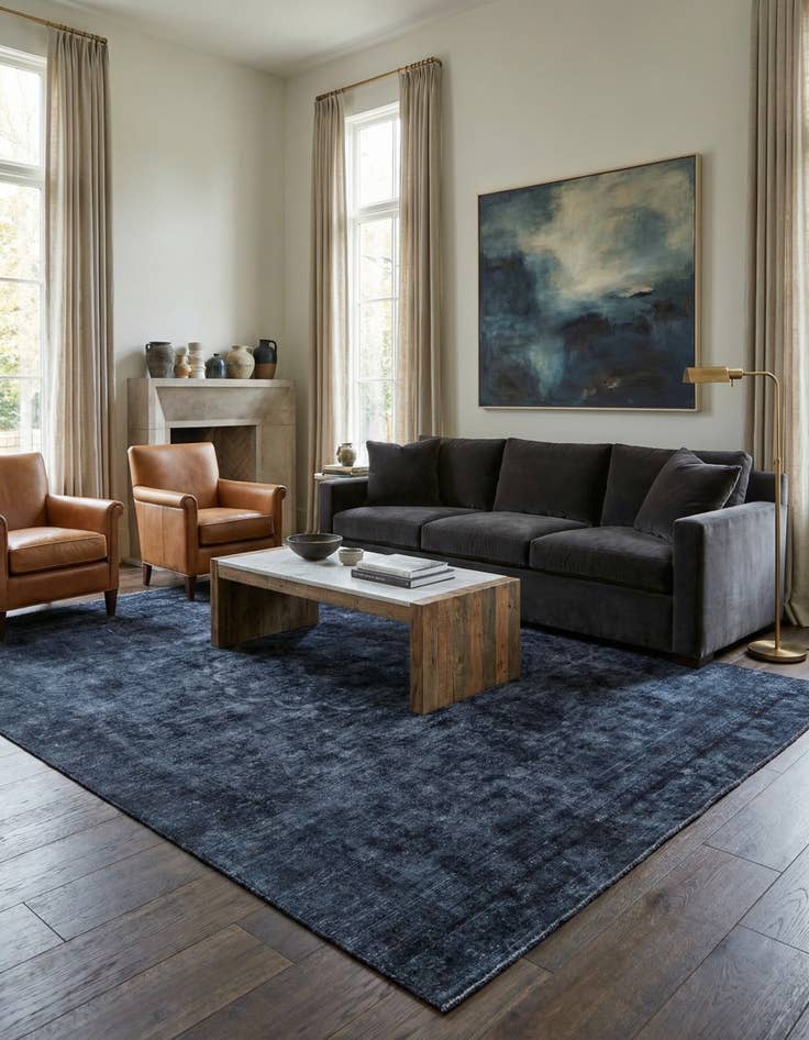 Detail image of 7' 4 x 10' 8 Hand Knotted Ultra Vintage Persian Wool Rug