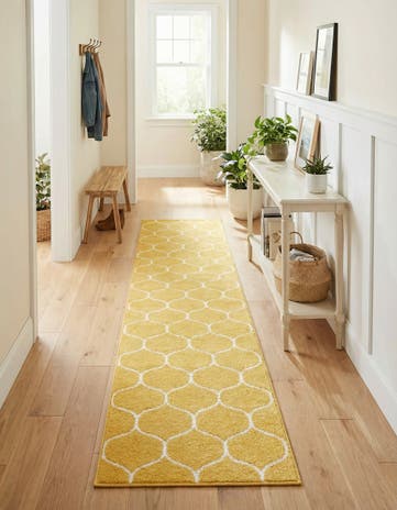 2' x 10' Lattice Frieze Runner Rug