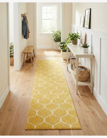 2' x 10' Trellis Frieze Runner Rug