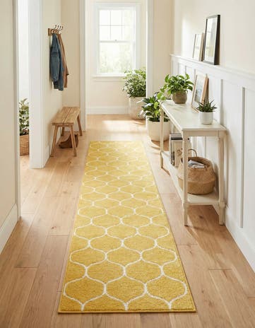 2' x 10' Lattice Frieze Runner Rug
