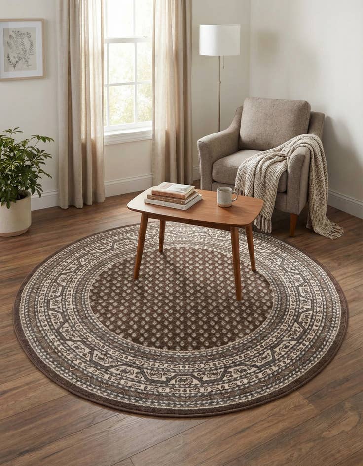 Detail image of 5' 3 x 5' 3 Tribeca Round Rug