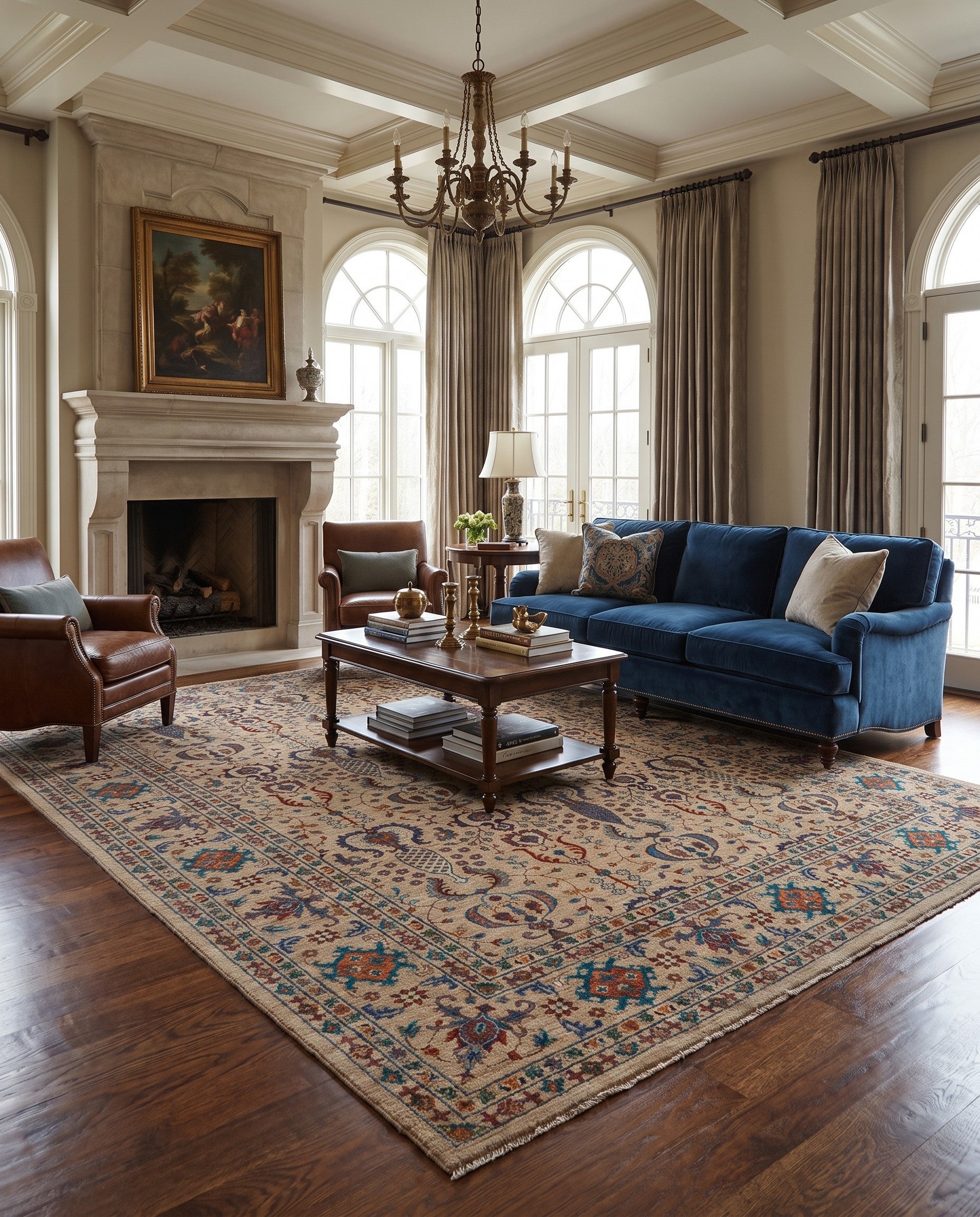8' 4 x 10' 2 Hand Knotted Ariana Ziegler Rug