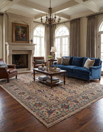 8' 4 x 10' 2 Hand Knotted Ariana Ziegler Rug