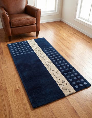 2' 6 x 4' 7 Hand Knotted Tibet Wool Rug