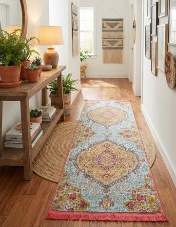 Gold Santiago Runner Rug