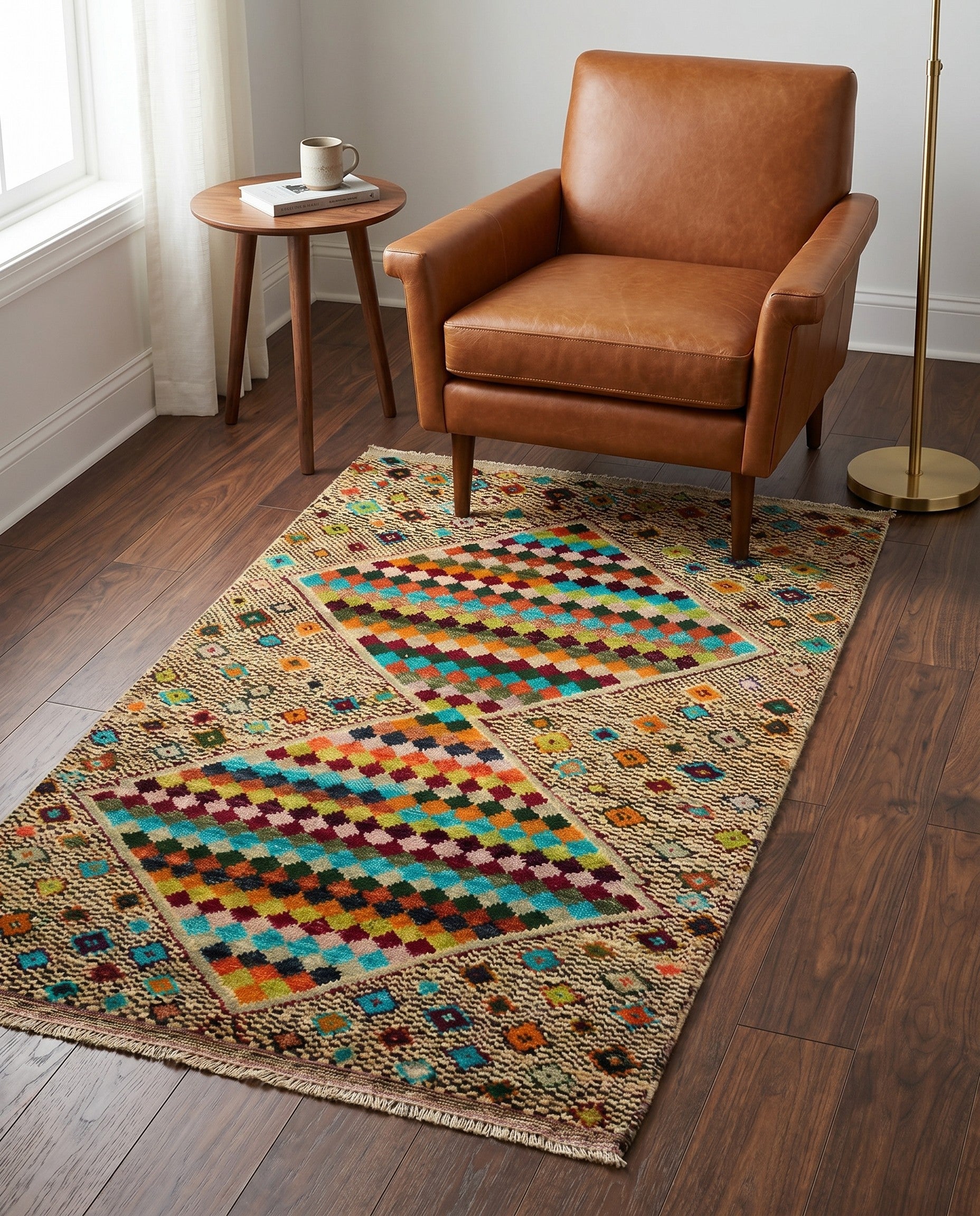 3' 3 x 5' 3 Hand Knotted Balouch Wool Rug