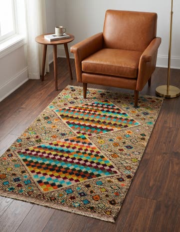 3' 3 x 5' 3 Hand Knotted Balouch Wool Rug
