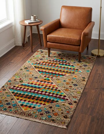3' 3 x 5' 3 Hand Knotted Balouch Wool Rug