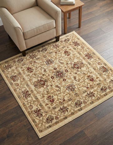 Cream Aditi Square Rug