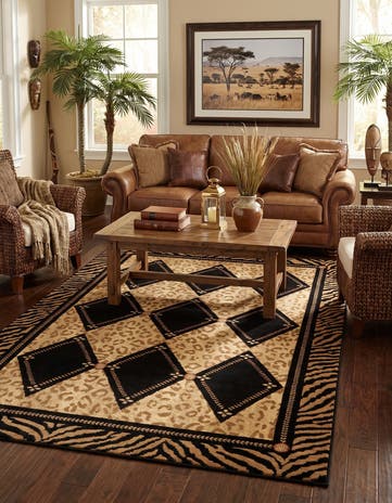 Light Brown Safari Rug
