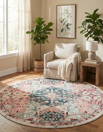 7' x 7' Charleston Round Rug