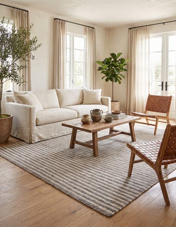8' 2 x 9' 10 Hand Knotted Moroccan Wool Rug