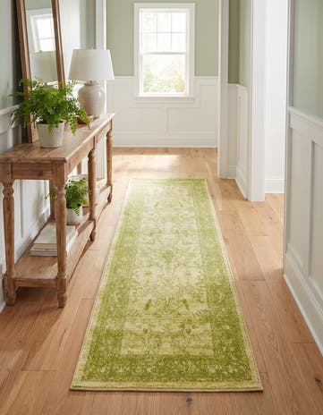 Light Green Miranda Runner Rug