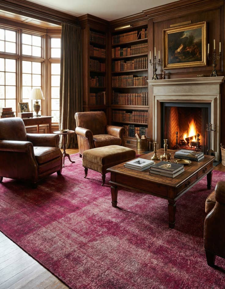 Detail image of 9' 7 x 11' 4 Hand Knotted Ultra Vintage Persian Wool Square Rug