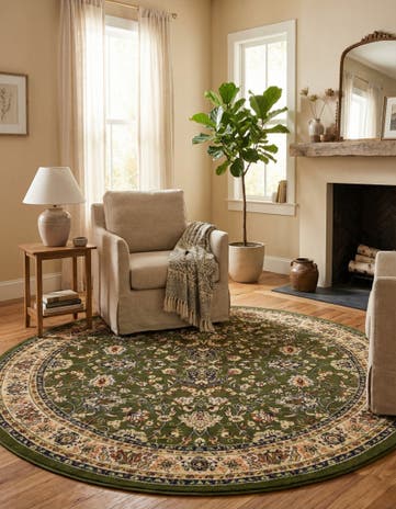 7' 10 x 7' 10 Yasmin Round Rug