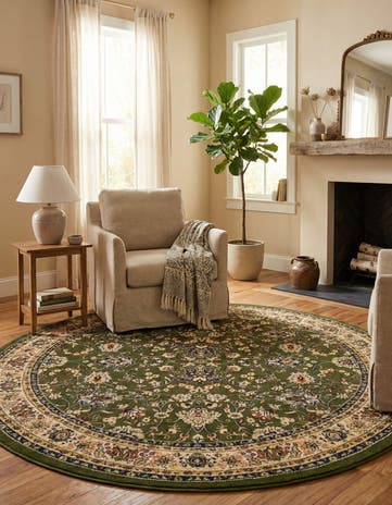 7' 10 x 7' 10 Yasmin Round Rug